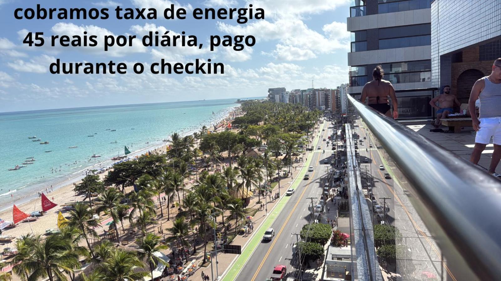 Lindo Apartamento De Frente Para A Praia De Pajucara Maceió Esterno foto